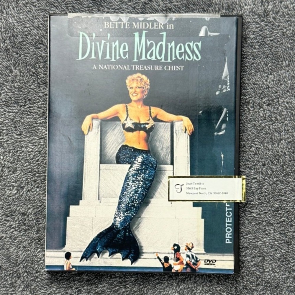 Bette Midler Divine Madness DVD 1999 Live Concert Movie Widescreen Warner‎ Bros